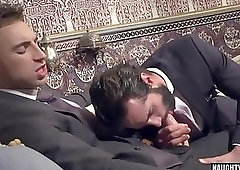 Big dick gay anal sex with facial