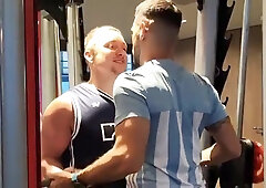 HE CUMED IN MY BUTT AT THE GYM!! We were naughty at the gym and my trainer ambled me home...
