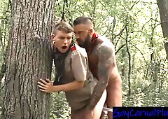 [gaycarnalplus] Teen Scout Fucked By His Master Bear Outdoors
