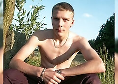 Adorable Czech twink shows off his hot body in public
