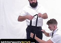 Altar Boy Jack Waters Breeds Hunk Bishop Timber Adams During Special Ritual