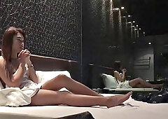 Ladyboy Bitch mutual fucking with client