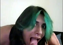 femboy fellate facial cumshot jism