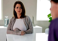 Passionate busty MILF Emily Addison is enjoying hardcore sex