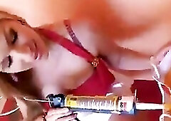 Carol Goldnerova And Ellen Sexy DIY Action