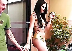 Paulinha gets creampie by Rodrigo Alemao - cbb