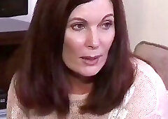 Attractive redhead Milf loves to eat the skinny tranny ass