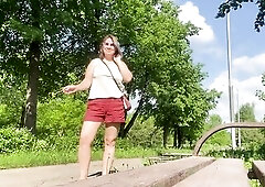⭐ OUTDOOR mother I'd like to fuck IN TOWN PARK. FLASHING LARGE NATURAL BREASTS. PART three ????????????????????????????????????????????????????