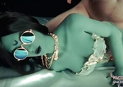 Elegant Alien Queen Gets Pounded In the BUTT! (Fun Model Doll Sorceress 105cm)