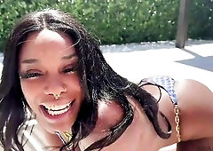 Hard Screwing and A Screwing Valuable Time with Black Stephanie Raee and JMac