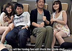 Hikaru Ayami, Mitsuka Koizumi, Mitsuki and Chiharu fucked in touristic tour