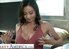 French beauty taking English lessons takes cock first