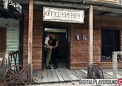 Rawhide Scene 2 Jessa Rhodes, Misha Cross and Luke Hard