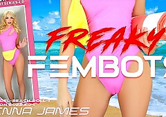 Fembot Seduces, Fucks, And Milks Guy's Hard Cock, Boosting His Online Fame