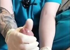 amateur nurse fetish patient orgasm compilation