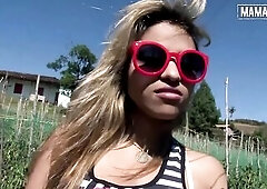 I Was Walking in the Field When That guy Pulled Up and Said Me to Get In for His Dick