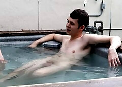 Relaxing Turns Into Wild Frenzy in Tub