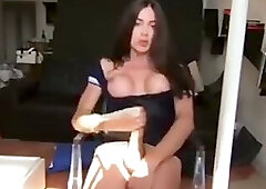 Bigtits Tranny Self Piss And Cum