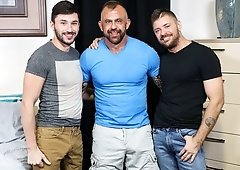 Muscule worship and hard anal with Jon Galt, Scott DeMarco, and Jack Andy
