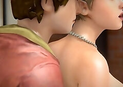 Creampie, 3d game, big boobs