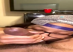 Nerdy honey is dressed in glasses while providing a deep, humid blowage to her fresh paramour