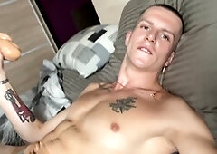 Gaping, teen (18+), man masturbating