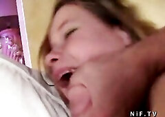 Gorgeous youthful french student fucked and sodomized