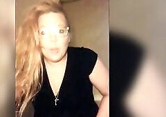 Birthday video. Smokin' and blowing it on u. Wanna look at my snatch?