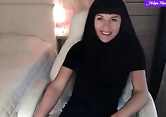 Little Titty Brunette hair Jessy Tease & Snatch Please