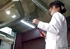Sadistic Japanese mistress has fun with her masochist slaves BDSM