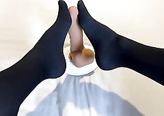 Sex-Toy meets my ebony Hose