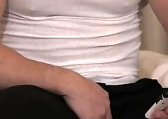 Bromo: Athletic hunk Rod Pederson rough handjob in the street