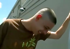 Black jail bird sucks a white man