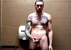 ChaosMen: European Jake enjoying uncut cock Jake Hart