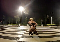 Self Bondage Slut Enema 1