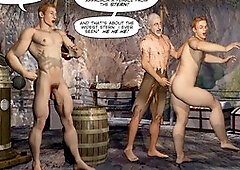 New Adventures of Cabin guy 3d homosexual Cartoon Animated Comics