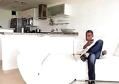 Funny shemale bends over and gets pounded really fucking hard