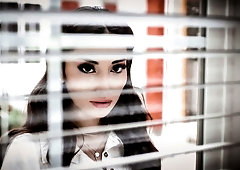 Astonishing brunette Aria Lee penetrated in the doggy style pose