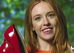 Gorgeous missionary pose fuck with a long-legged Madi Collins