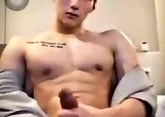Muscle Asian Boy Jerk Off
