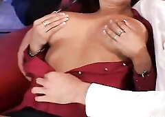 Lalin girl mother I'd like to fuck swinger housewife screws a total stranger in front of spouse. That guy likes it.