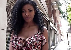 SEE: German Scout - Large Saggy Melons Black Tina Fire Pickup And Sex