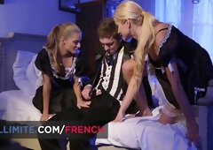Two Maids In Uniform, One Man