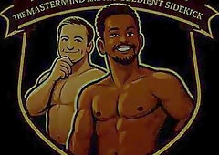 In a motel guest room, a black guy is ruining a white donk