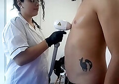 Smooth skin and happy endings with Eddie Queens and Tarah Wonder