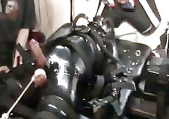 Hogtied Stud Gets Dick Humiliated