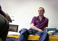 Slutty dude has to take a huge load after twisted sex