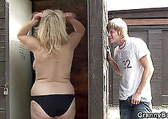 Change room, posh granny waiting room, changing room