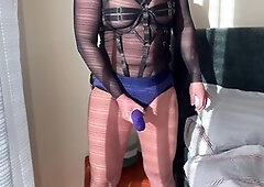 Emma Voyeur's pegging fantasy comes to life