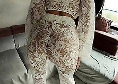 Butt Creampie after Anal Prone Bone